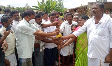 ಚೇಳೂರು: ಕೋಟಿ ರೂ. ರಸ್ತೆ ಅಭಿವೃದ್ಧಿಗೆ ಗುದ್ದಲಿ ಪೂಜೆ