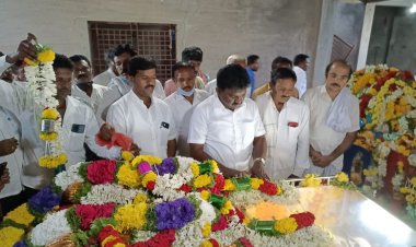 ವಿಧಾನ ಪರಿಷತ್‌ ಸದಸ್ಯ ಚಿದಾನಂದಗೌಡರಿಂದ ಶ್ರೀ ಮಾರ್ಕಾಂಡೇಯ ಮುನಿ ಅಂತಿಮ ದರ್ಶನ