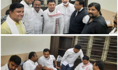 ಬೆಂಗಳೂರಿನ ಕೆ.ಪಿ.ಸಿ.ಸಿ ಕಛೇರಿಯಲ್ಲಿ  ಆರ್.ರಾಜೇಂದ್ರ