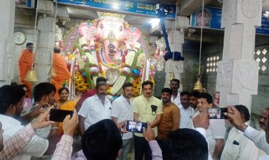 ಶ್ರೀ ಗೂಳೂರು ಗಣಪತಿಯ ದೇವಸ್ಥಾನಕ್ಕೆ ಭೇಟಿ