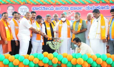 ‘ಕೃಷಿ ಕಾಯ್ದೆ: ರೈತರನ್ನು ಕಾಂಗ್ರೆಸ್ ಪ್ರಚೋದಿಸಿತು’ ಬಿಜೆಪಿ ‘ಜನ್ಸ್ವರಾಜ್’ ಸಮಾವೇಶದಲ್ಲಿ ಜಗದೀಶ್ ಶೆಟ್ಟರ್ ಆರೋಪ