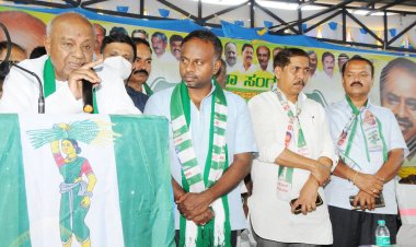 ಹೆಚ್ ಡಿ ದೇವೇಗೌಡರಿಂದ ಪರಿಷತ್ ಚುನಾವಣೆ ಪ್ರಚಾರ ಕೊರಟಗೆರೆ