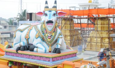 ಮಳೆ ಹಾನಿ: ವಾರದಲ್ಲಿ ಪರಿಹಾರ ಬಸವೇಶ್ವರ ದೇವಾಲಯ ಸಮಾರಂಭದಲ್ಲಿ ಸಚಿವ ವಿ.ಸೋಮಣ್ಣ