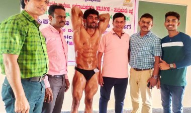 ದೇಹದಾರ್ಢ್ಯ ಸ್ಪರ್ಧೆ: ಶರತ್ ಜಿಲ್ಲೆಗೆ ಪ್ರಥಮ